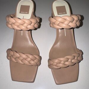 Dolce Vita Nude Braided Women's Sandals